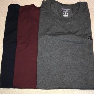 3 Champion Men’s T- Shirts Size XL